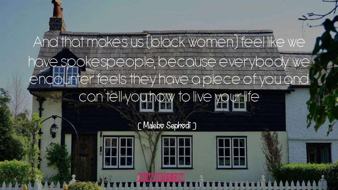 Empowering Black Women quotes by Malebo Sephodi