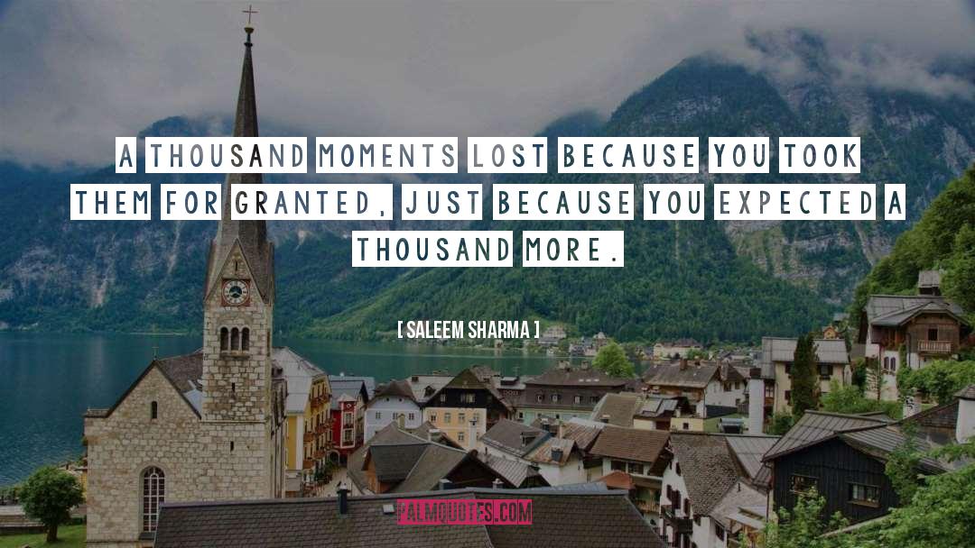 Empowering Moments quotes by Saleem Sharma