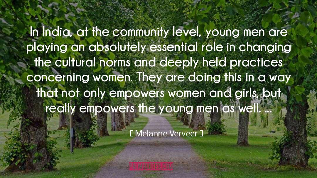 Empowers quotes by Melanne Verveer