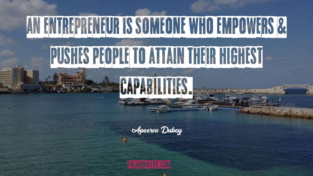 Empowers quotes by Apoorve Dubey