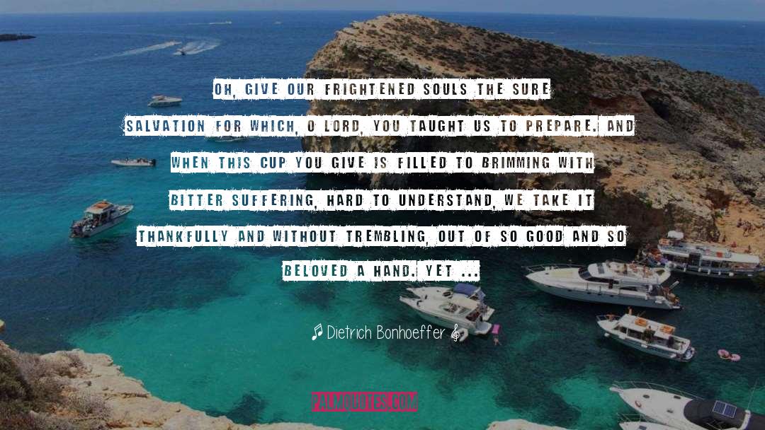 Emptiness Of Our Souls quotes by Dietrich Bonhoeffer