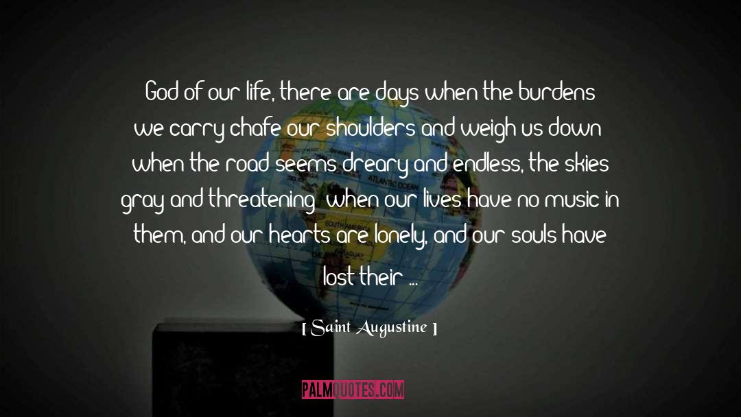 Emptiness Of Our Souls quotes by Saint Augustine