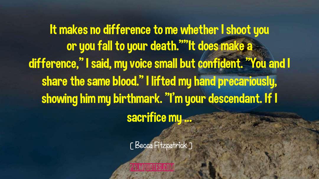 Emptiness Sacrifice quotes by Becca Fitzpatrick