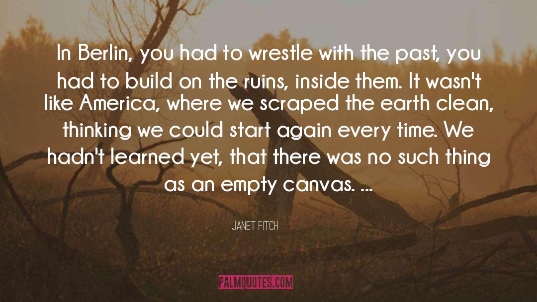 Empty Canvas quotes by Janet Fitch
