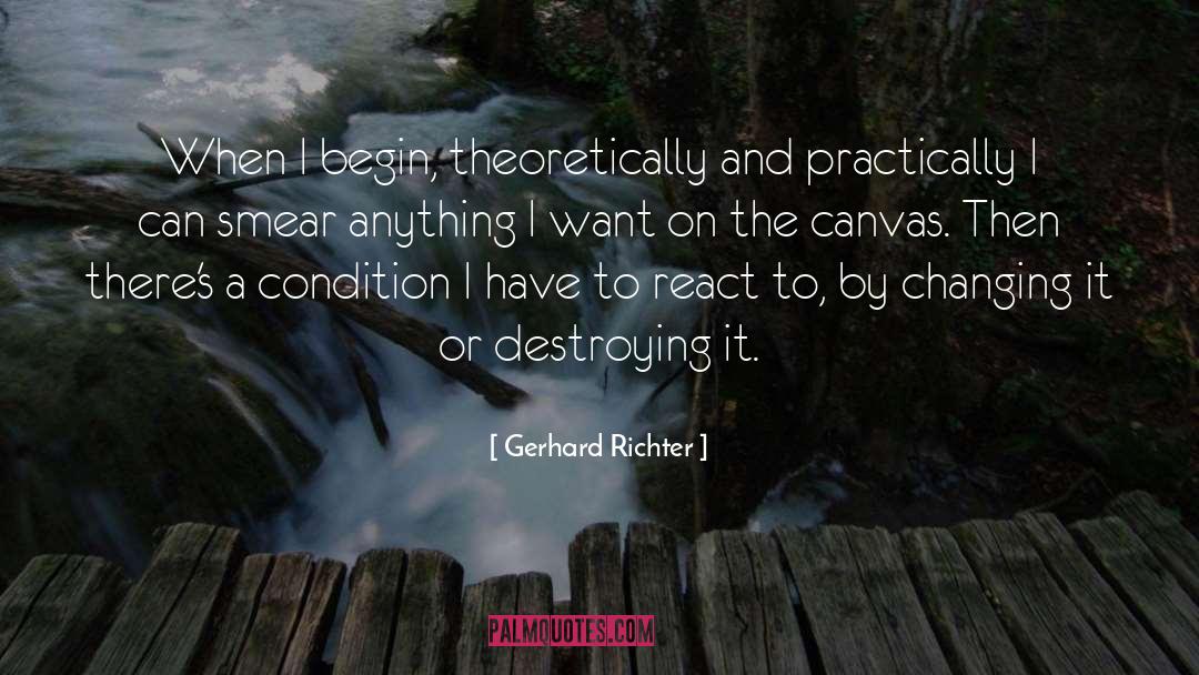 Empty Canvas quotes by Gerhard Richter