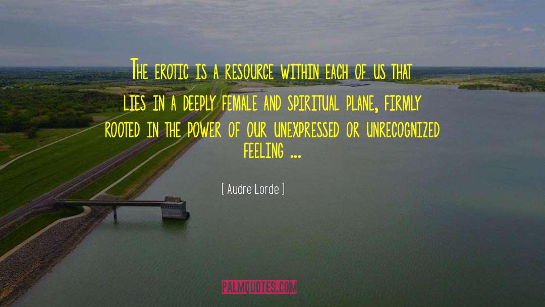 Empty Feeling quotes by Audre Lorde