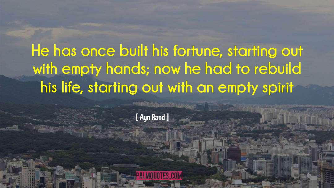 Empty Hands quotes by Ayn Rand