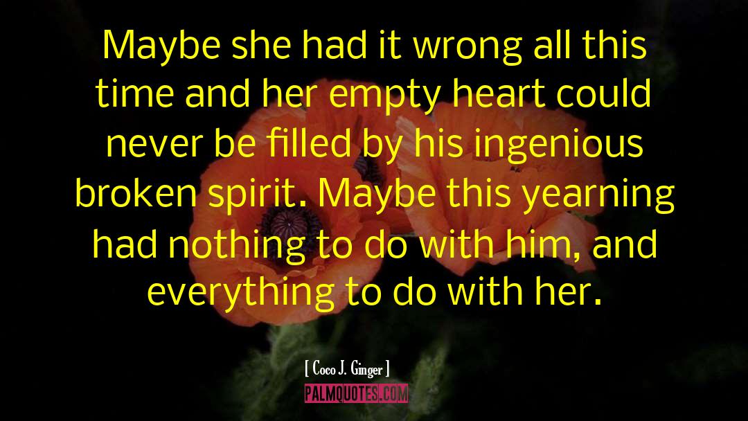Empty Heart quotes by Coco J. Ginger