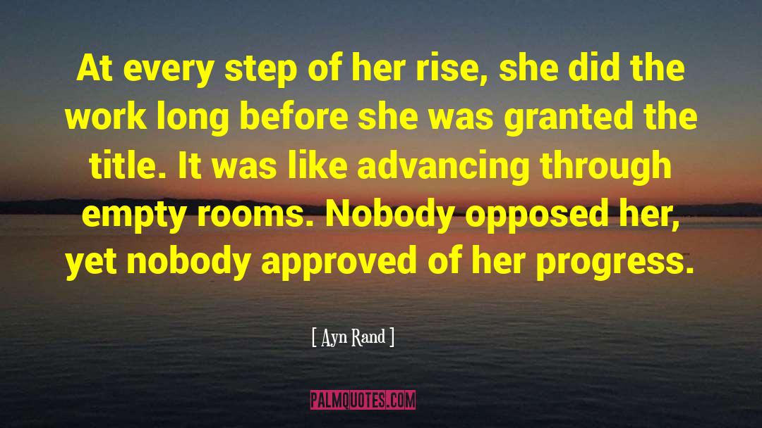 Empty Rooms quotes by Ayn Rand