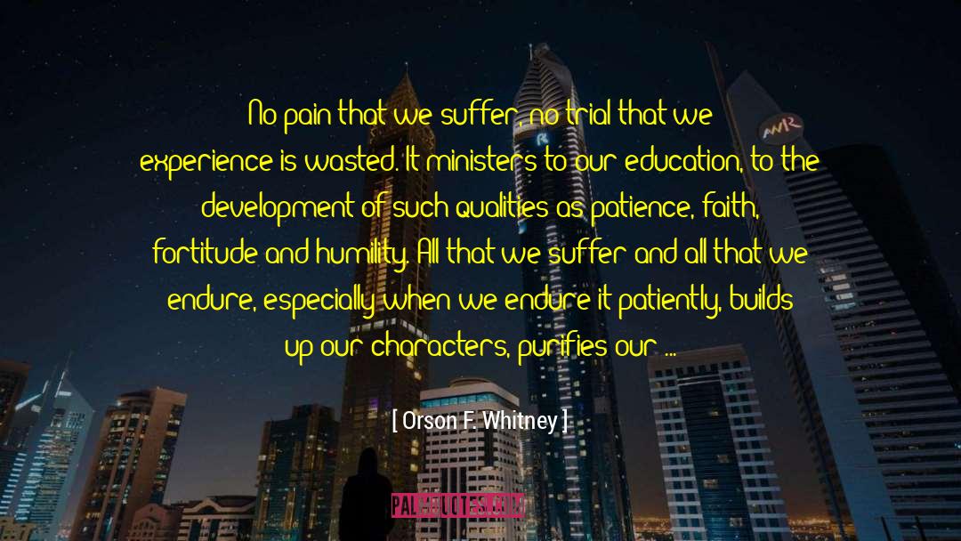 Empty Souls quotes by Orson F. Whitney