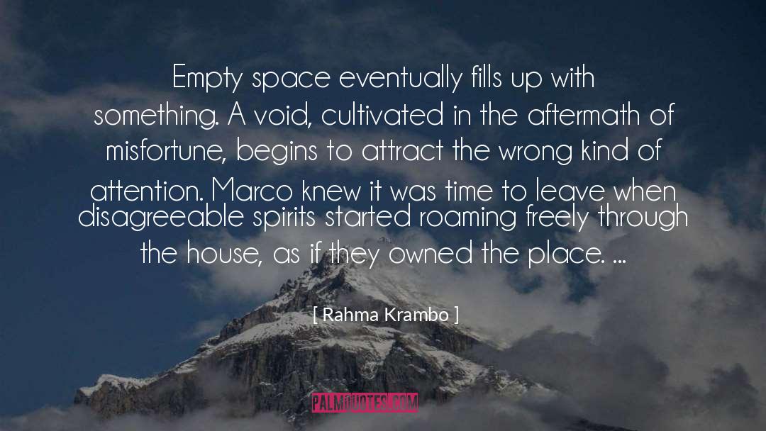 Empty Space quotes by Rahma Krambo