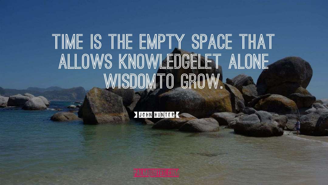 Empty Space quotes by John Hunter