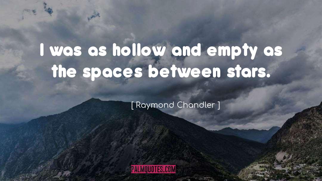 Empty Space quotes by Raymond Chandler