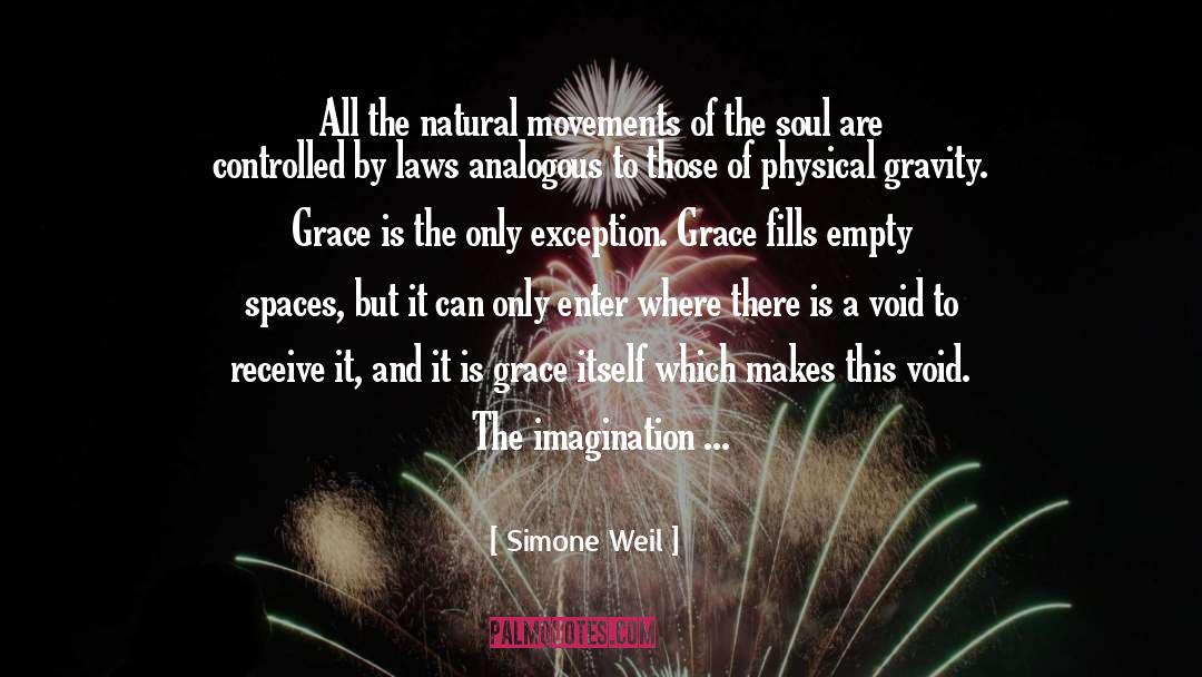 Empty Spaces quotes by Simone Weil