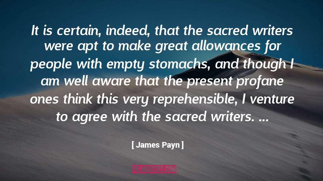 Empty Stomachs quotes by James Payn