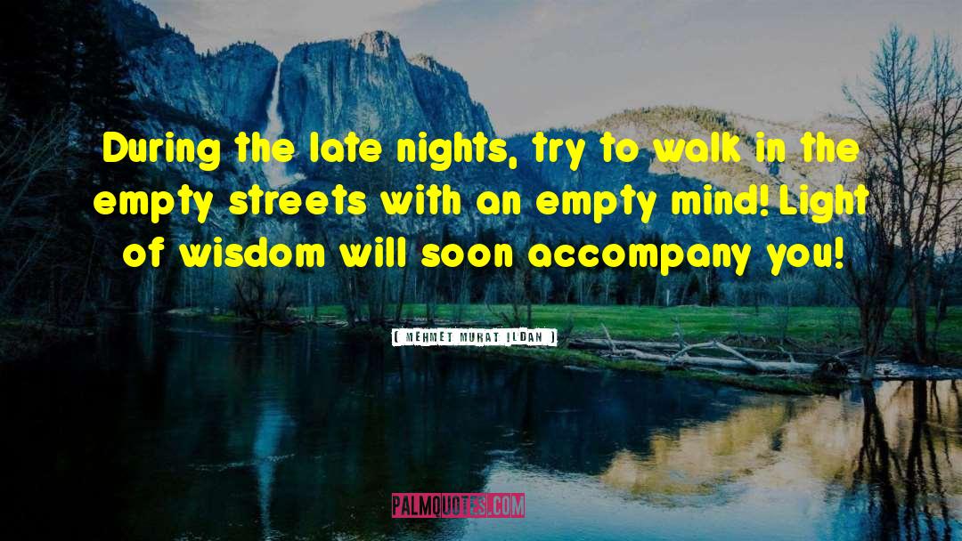 Empty Streets quotes by Mehmet Murat Ildan