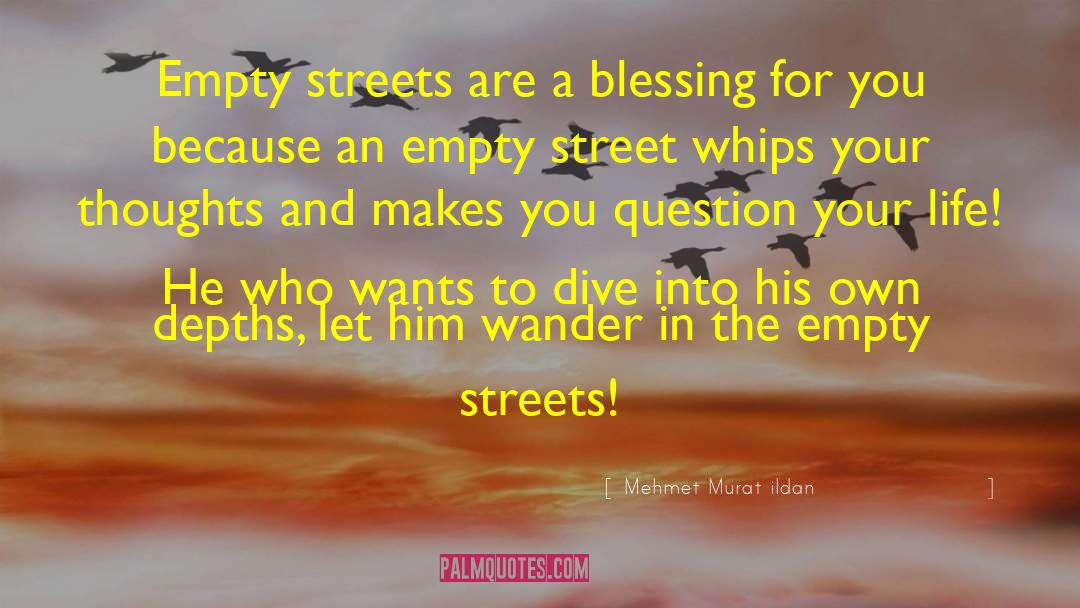 Empty Streets quotes by Mehmet Murat Ildan