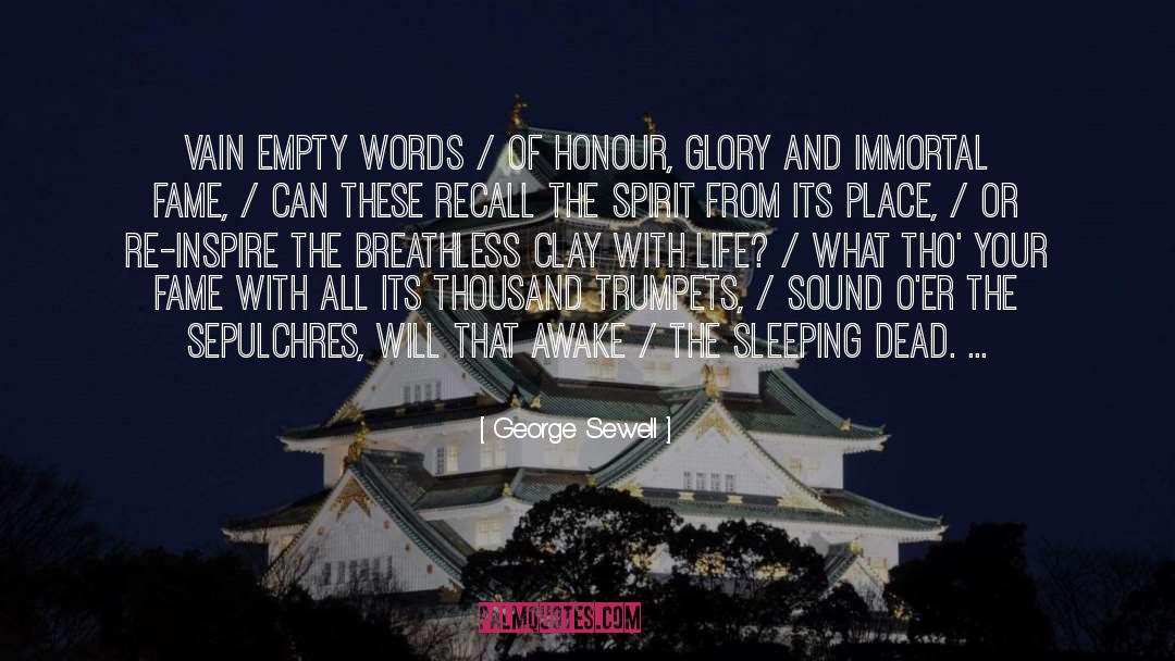 Empty Words quotes by George Sewell