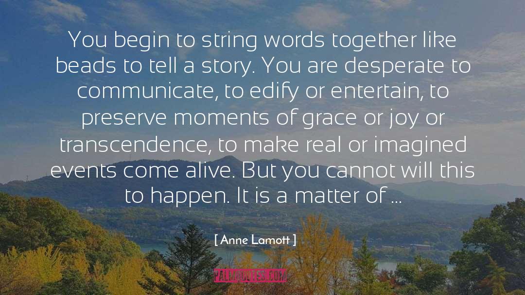 Empty Words quotes by Anne Lamott