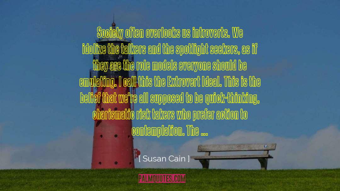 Emulating quotes by Susan Cain