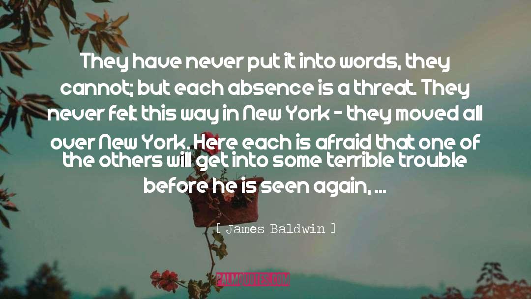 Emulating quotes by James Baldwin
