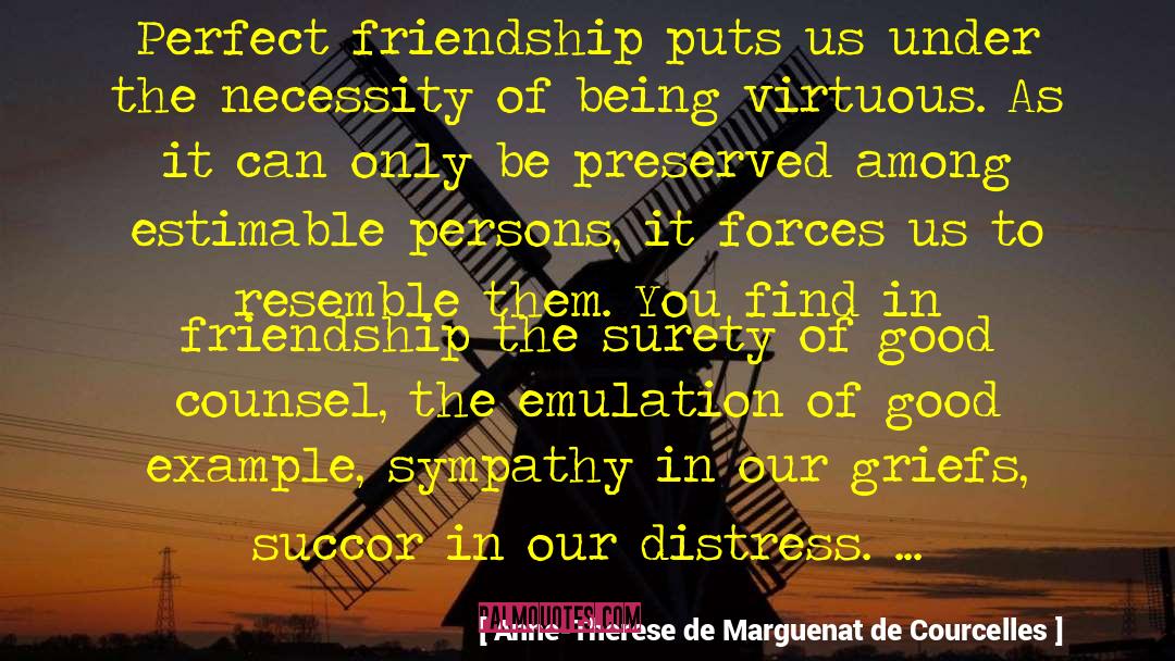 Emulation quotes by Anne-Therese De Marguenat De Courcelles