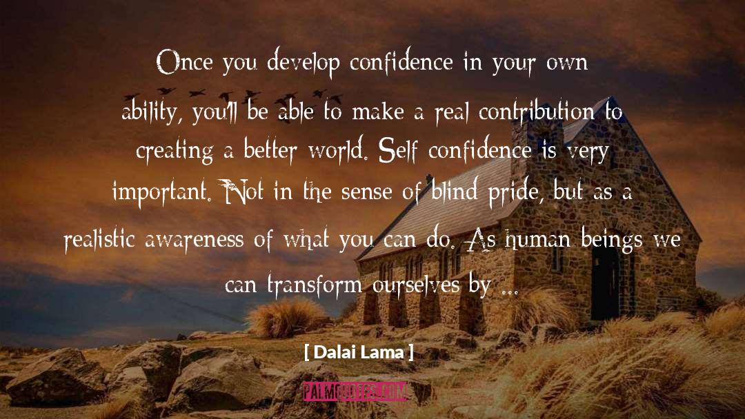 Enables quotes by Dalai Lama