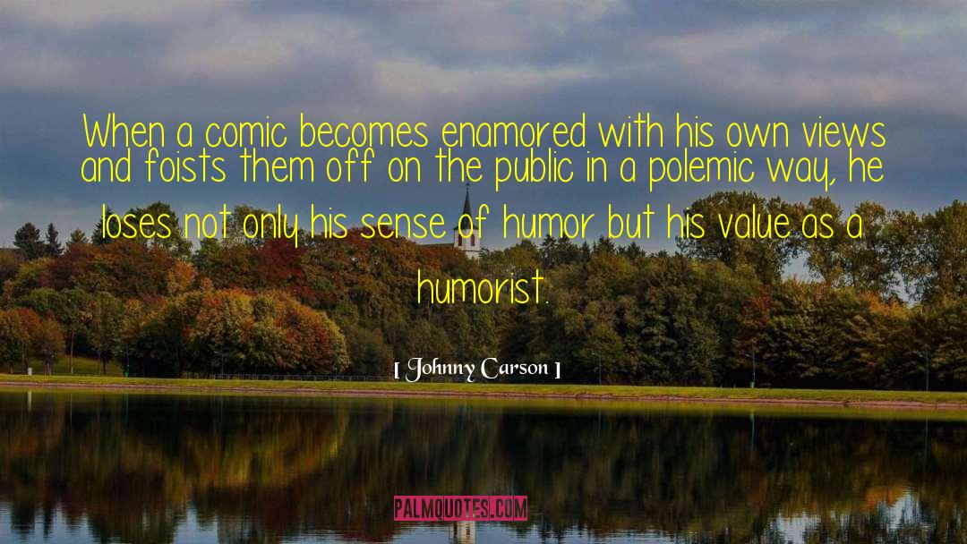 Enamored quotes by Johnny Carson