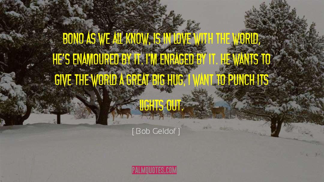 Enamoured quotes by Bob Geldof