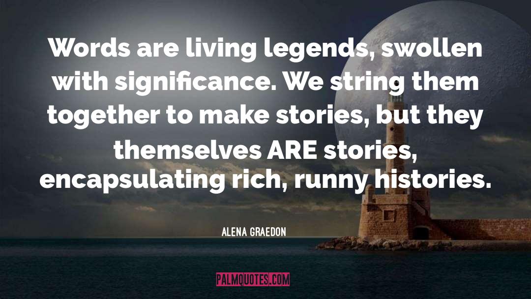 Encapsulating quotes by Alena Graedon