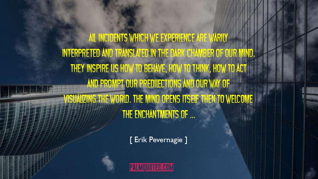 Enchantments quotes by Erik Pevernagie