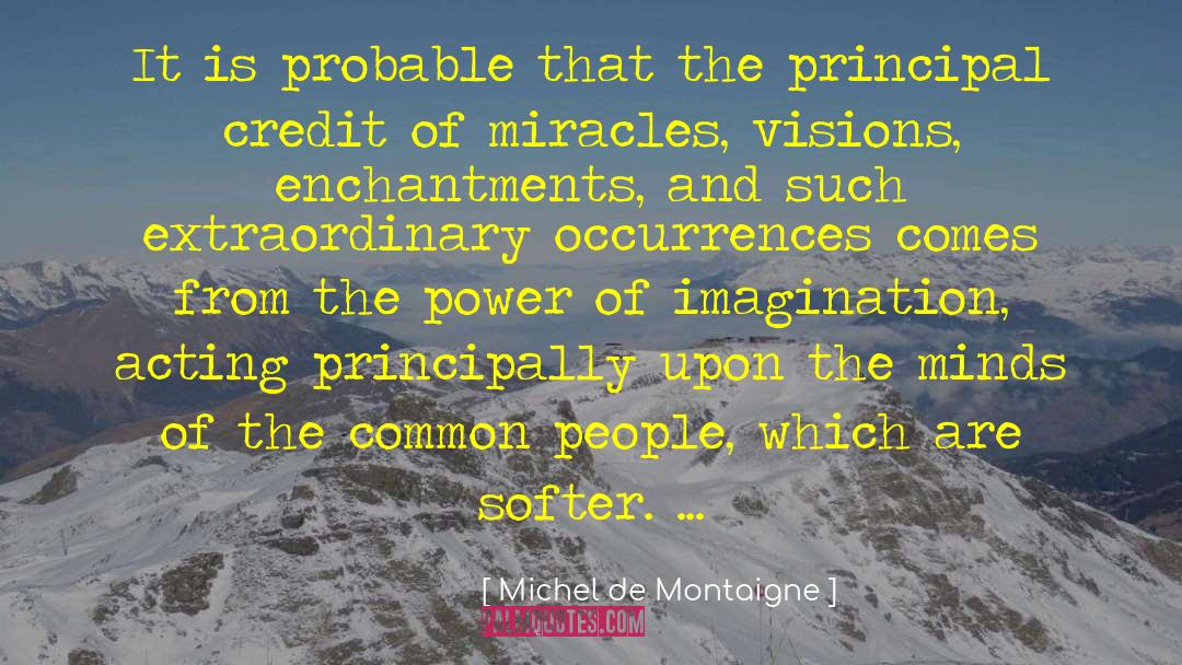 Enchantments quotes by Michel De Montaigne