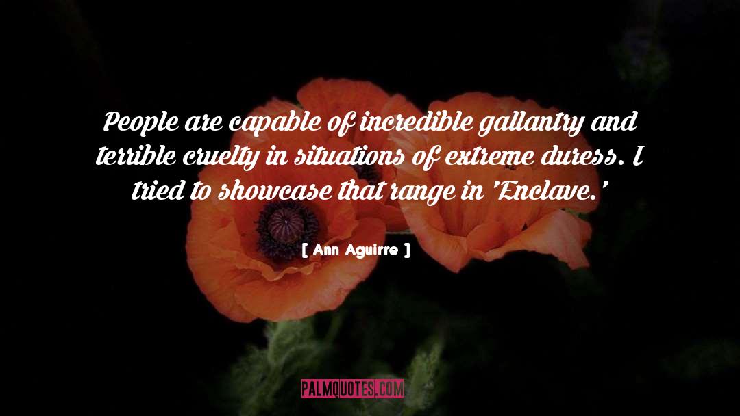 Enclave quotes by Ann Aguirre