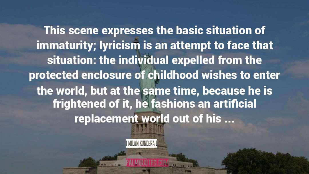 Enclosure quotes by Milan Kundera