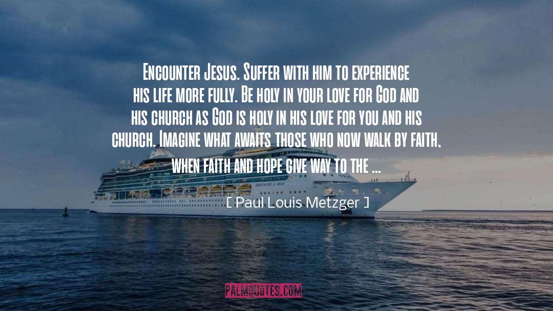Encounter quotes by Paul Louis Metzger