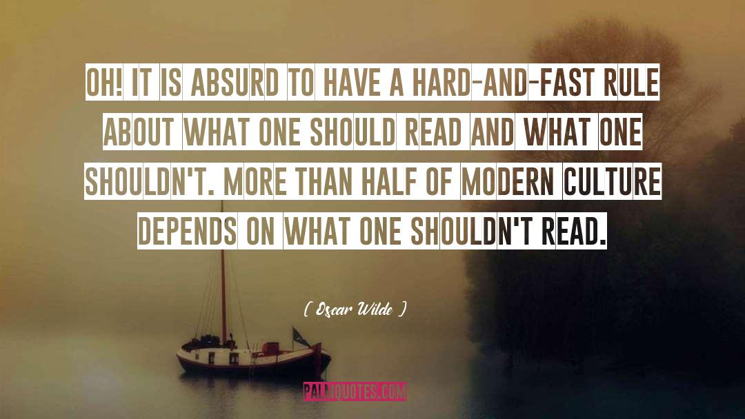 Encourage Literature And Culture quotes by Oscar Wilde