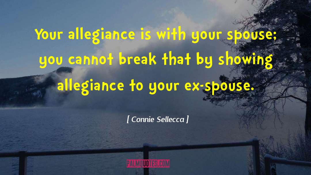 Encourage Your Spouse quotes by Connie Sellecca
