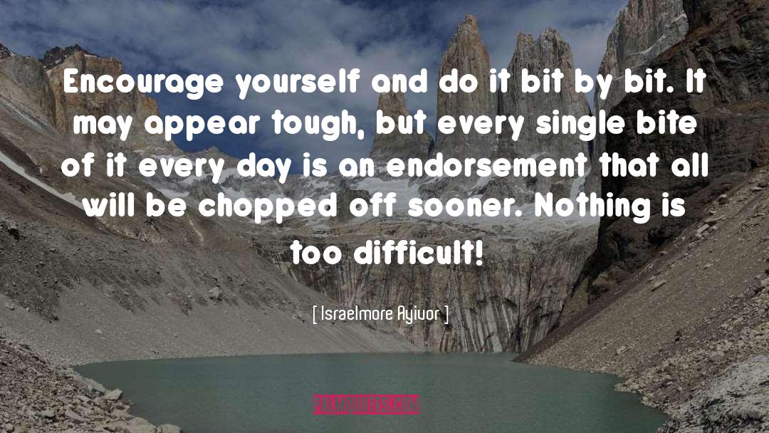 Encourage Yourself quotes by Israelmore Ayivor