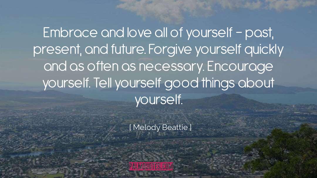 Encourage Yourself quotes by Melody Beattie