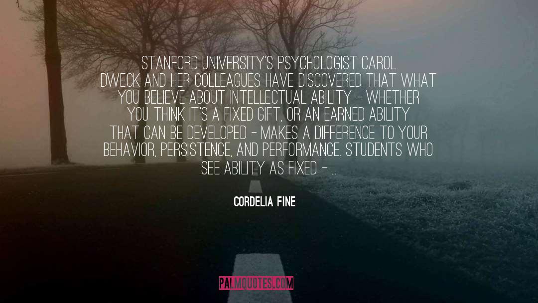 Encouraged quotes by Cordelia Fine