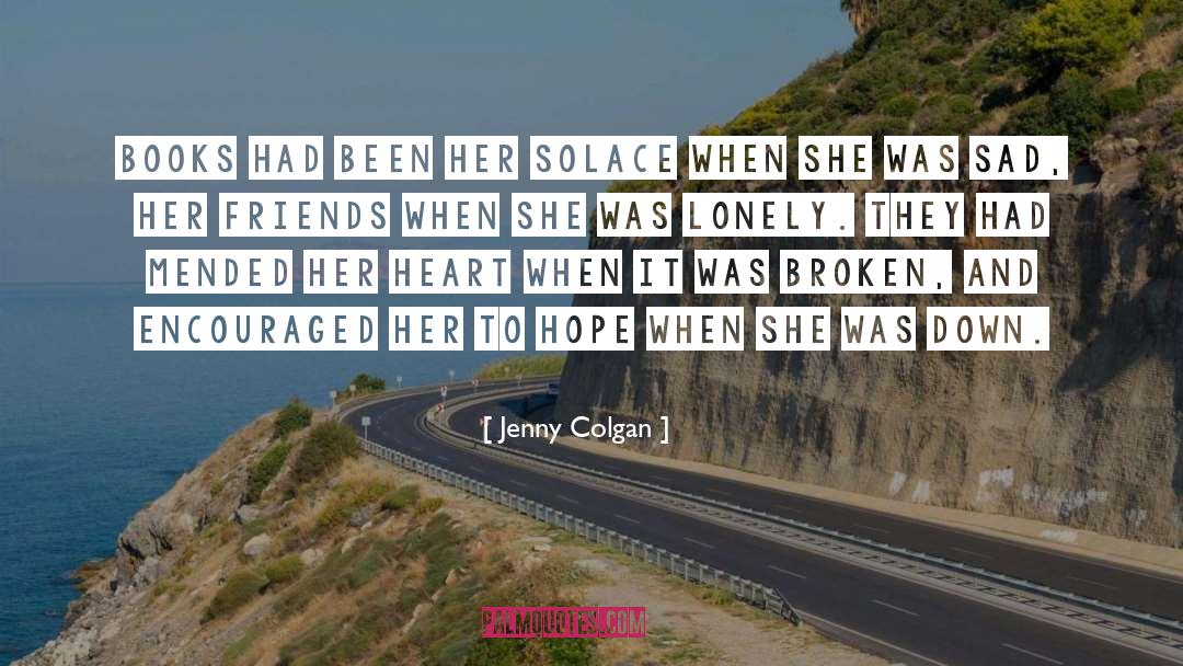 Encouraged quotes by Jenny Colgan