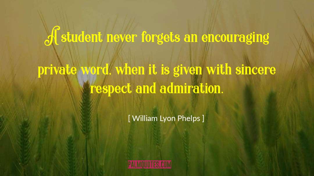 Encouraging quotes by William Lyon Phelps