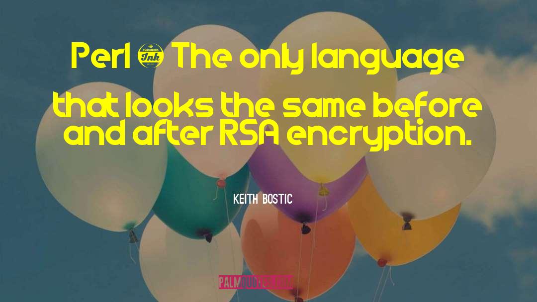 Encryption quotes by Keith Bostic