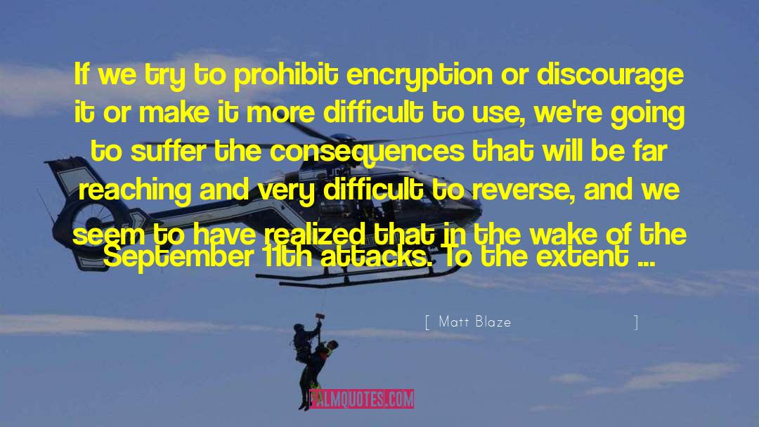 Encryption quotes by Matt Blaze