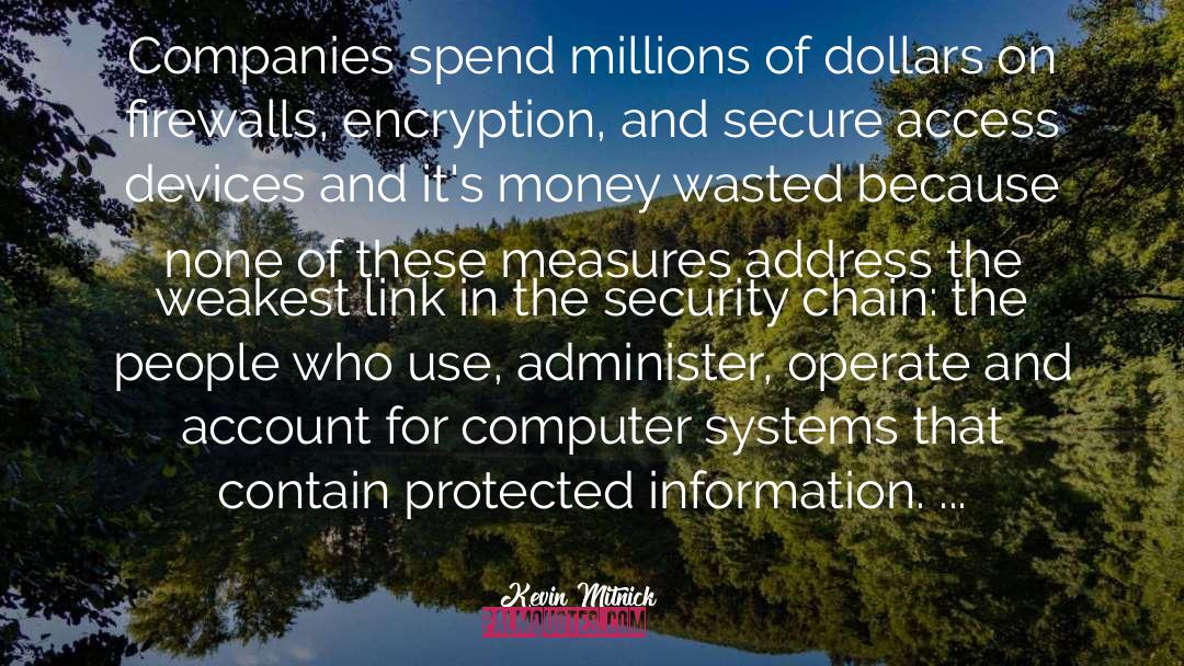 Encryption quotes by Kevin Mitnick