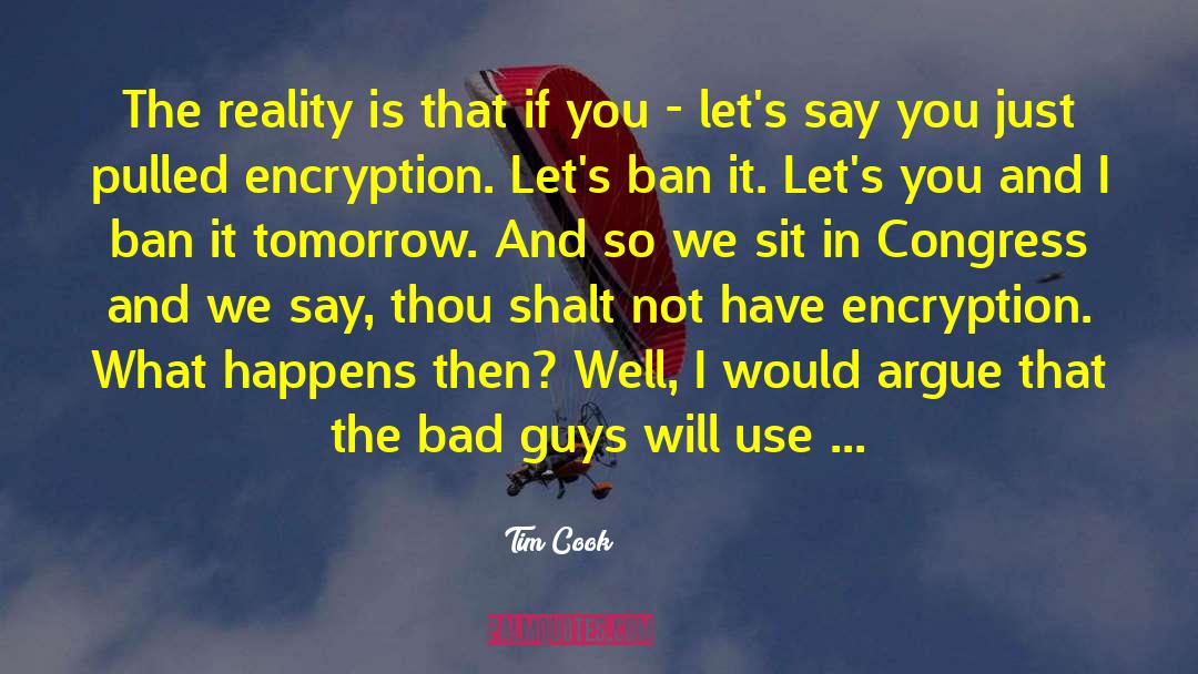 Encryption quotes by Tim Cook