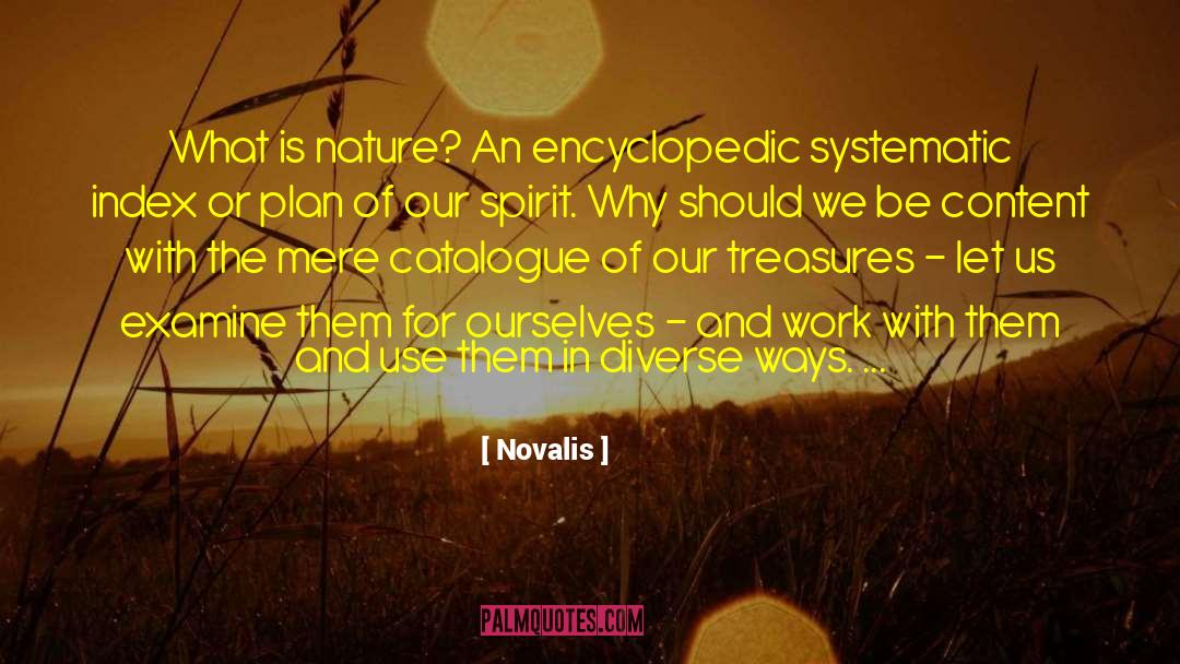 Encyclopedic quotes by Novalis