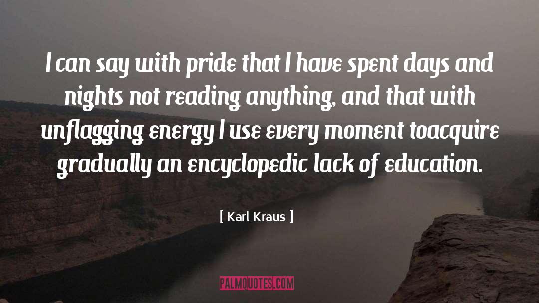 Encyclopedic quotes by Karl Kraus