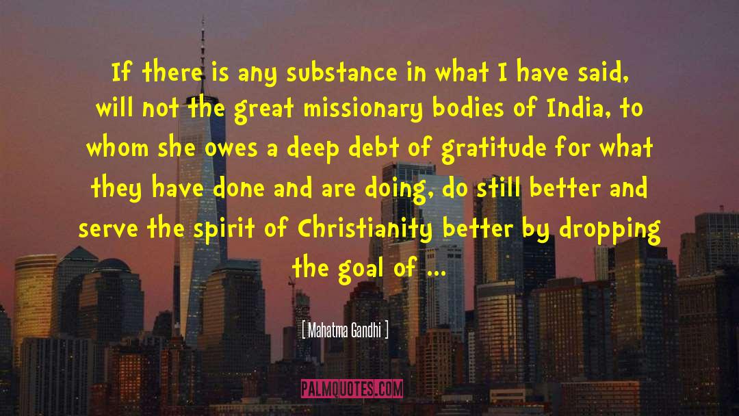 End Goal quotes by Mahatma Gandhi