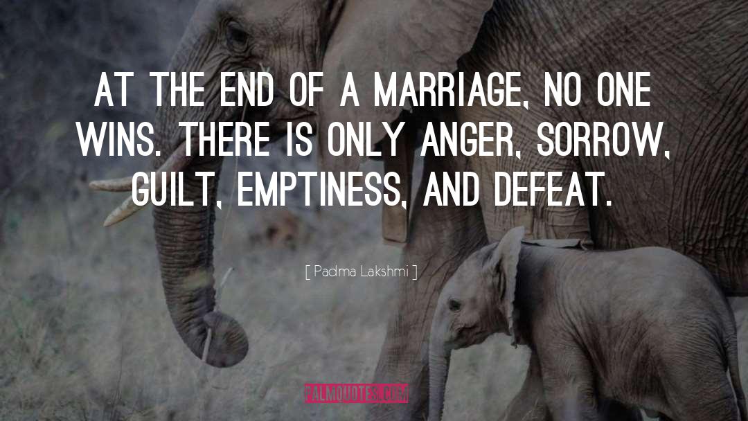End Of A Marriage quotes by Padma Lakshmi